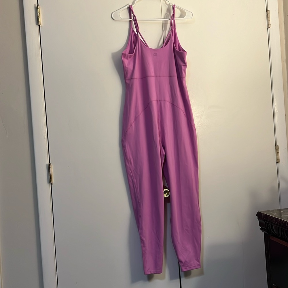Purple Jumpsuit and you can wear it as casual or activewear. Very comfortable.